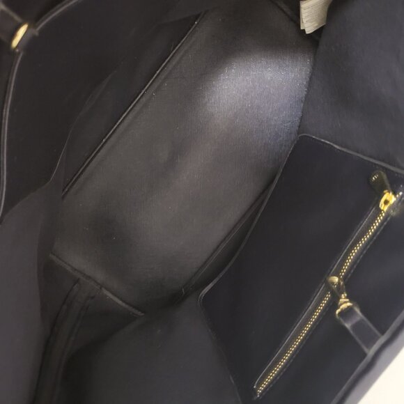 Large Navy Laptop Tote Bag Indigo for School/Work - Picture 4 of 5